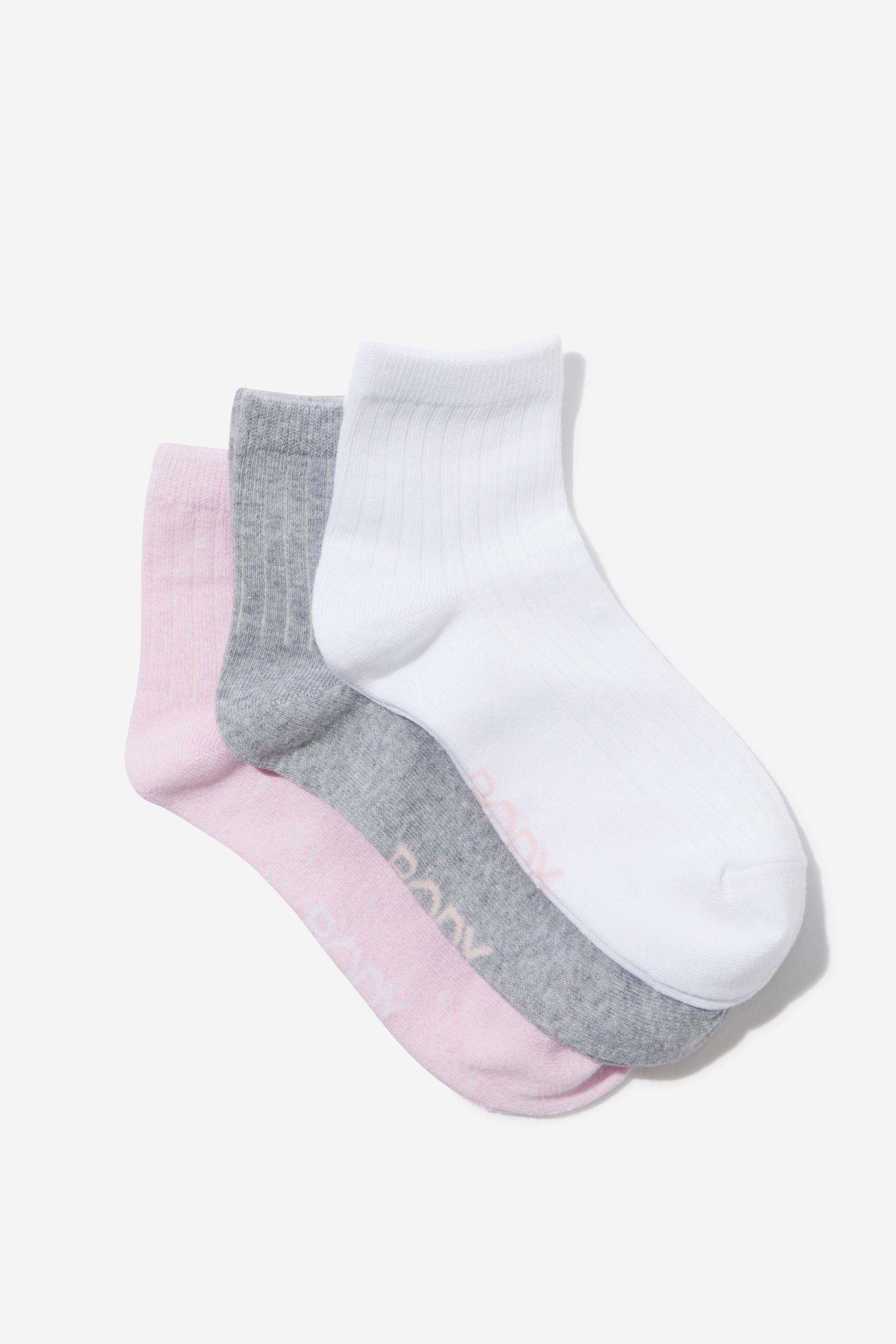 Body Mid Crew Socks 3Pk Product Image