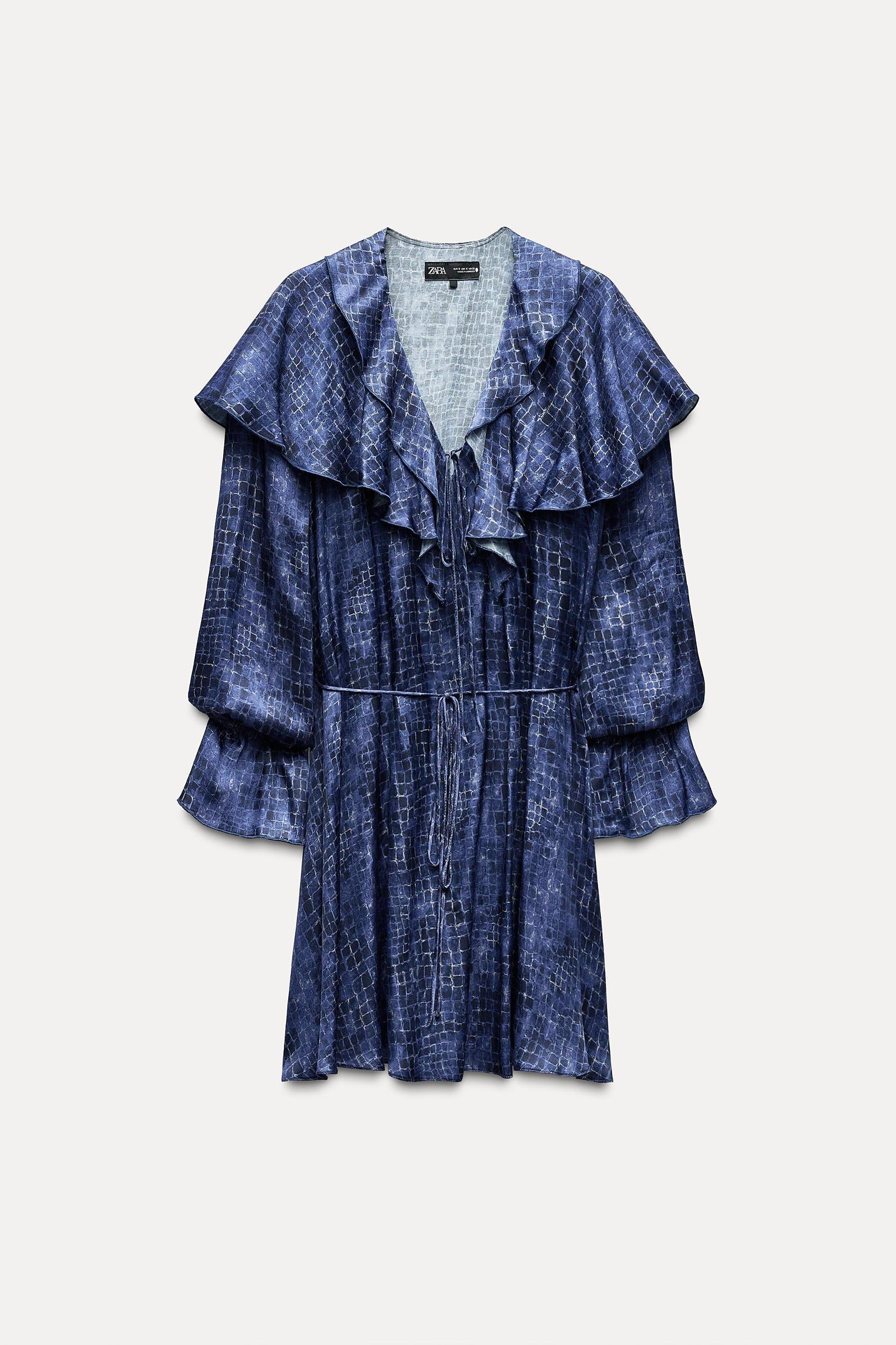SHORT RUFFLE DRESS ZW COLLECTION Product Image