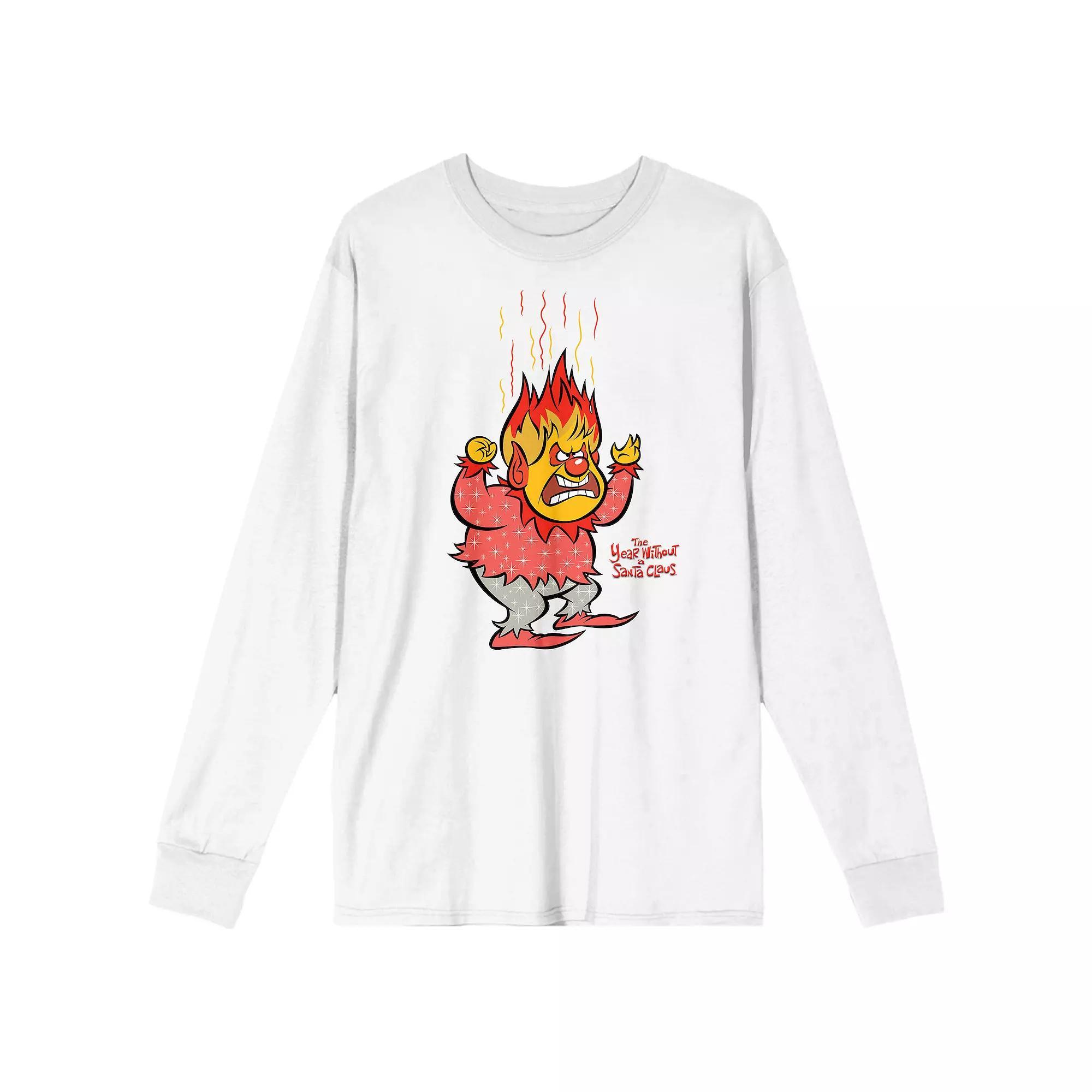 Men's The Year Without A Santa Clause Heat Miser Tee, Size: XXL, White Product Image