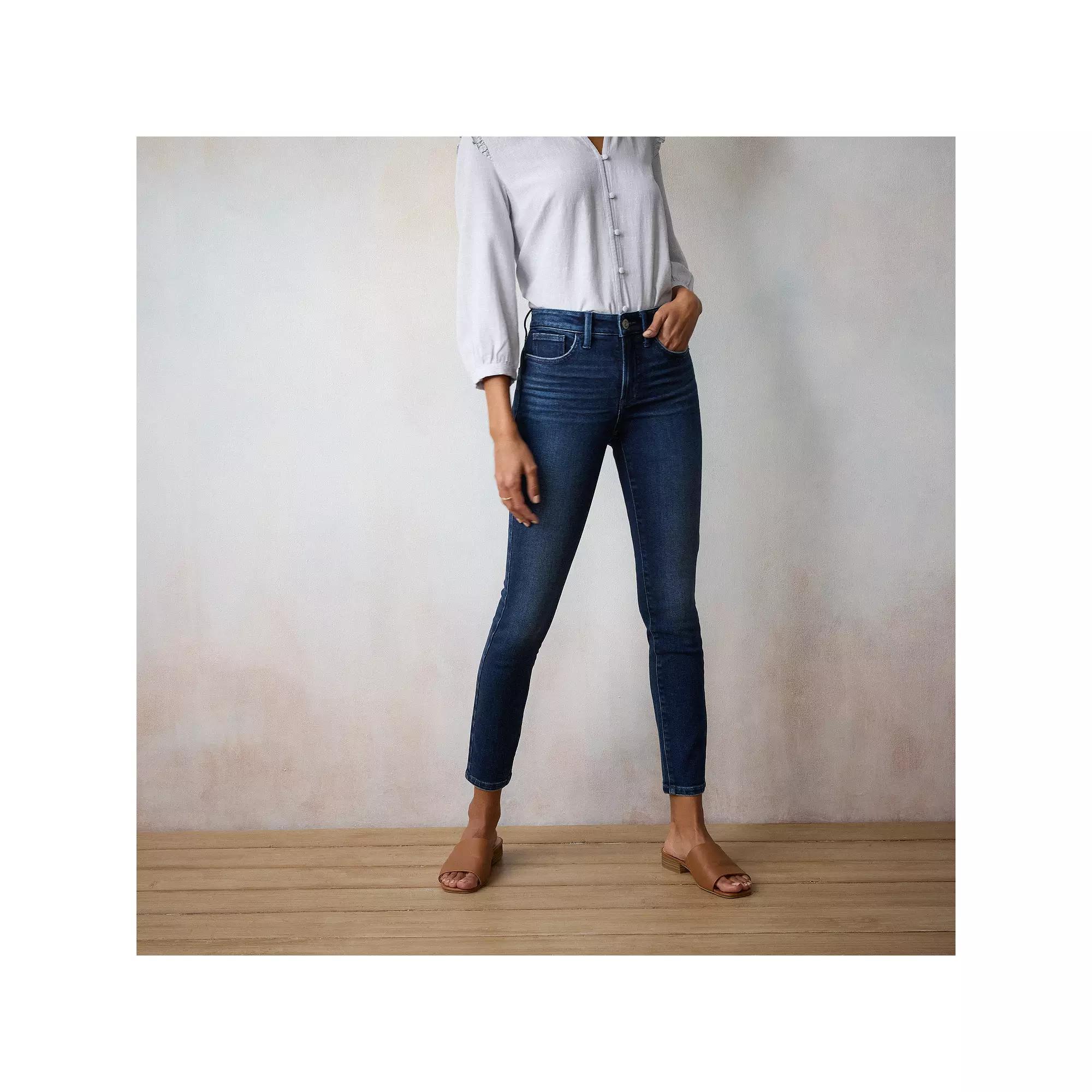 Womens LC Lauren Conrad High Rise 5-Pocket Skinny Jeans Product Image