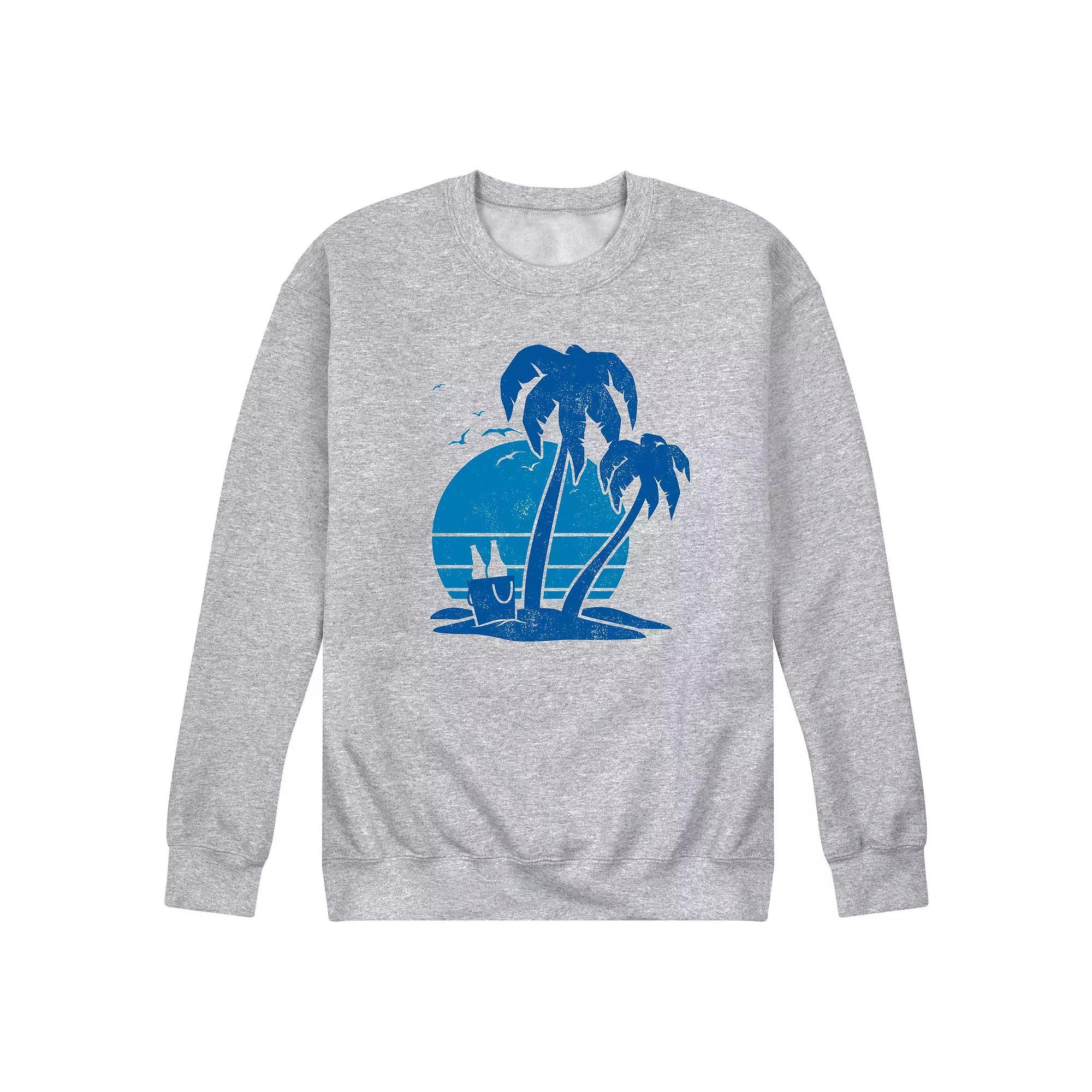 Mens Beach and Beer Sweatshirt Product Image