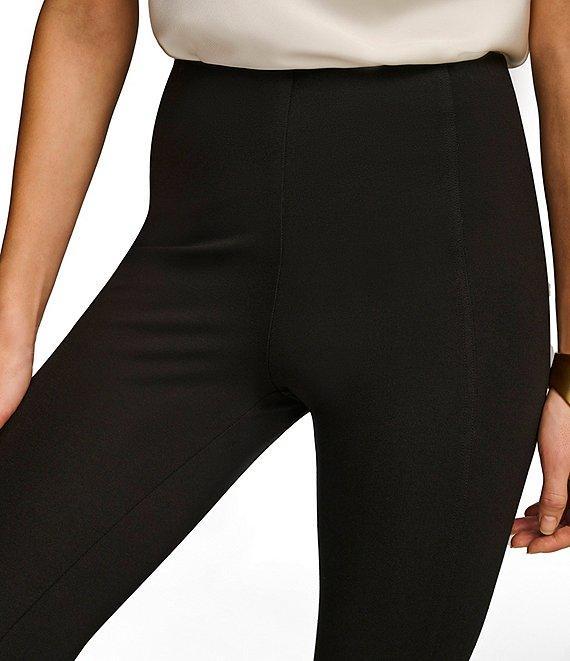 Donna Karan Ponte Mid Rise Pull-On Ankle Pant Product Image