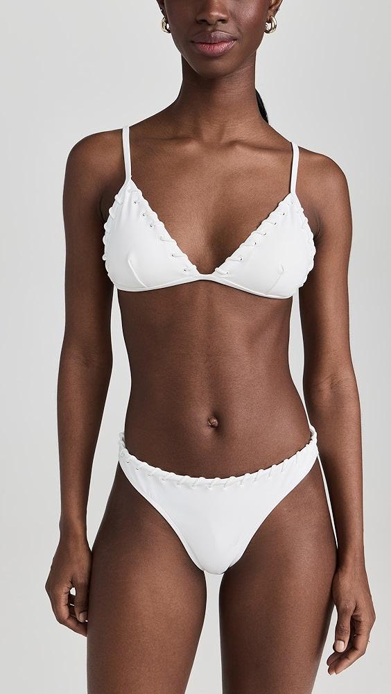 Good American Whip Stitch Full Bikini Bottoms | Shopbop Product Image