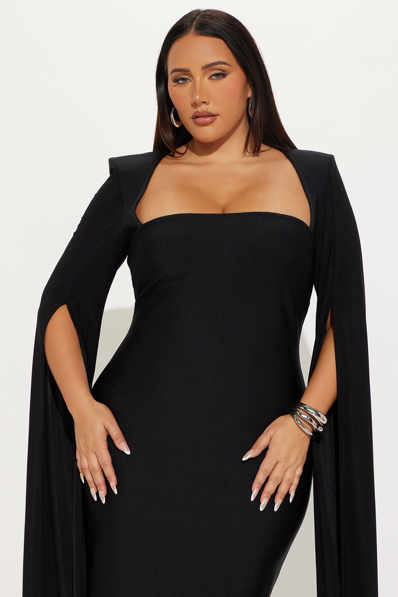 Mindset Is Everything Bandage Midi Dress - Black Product Image
