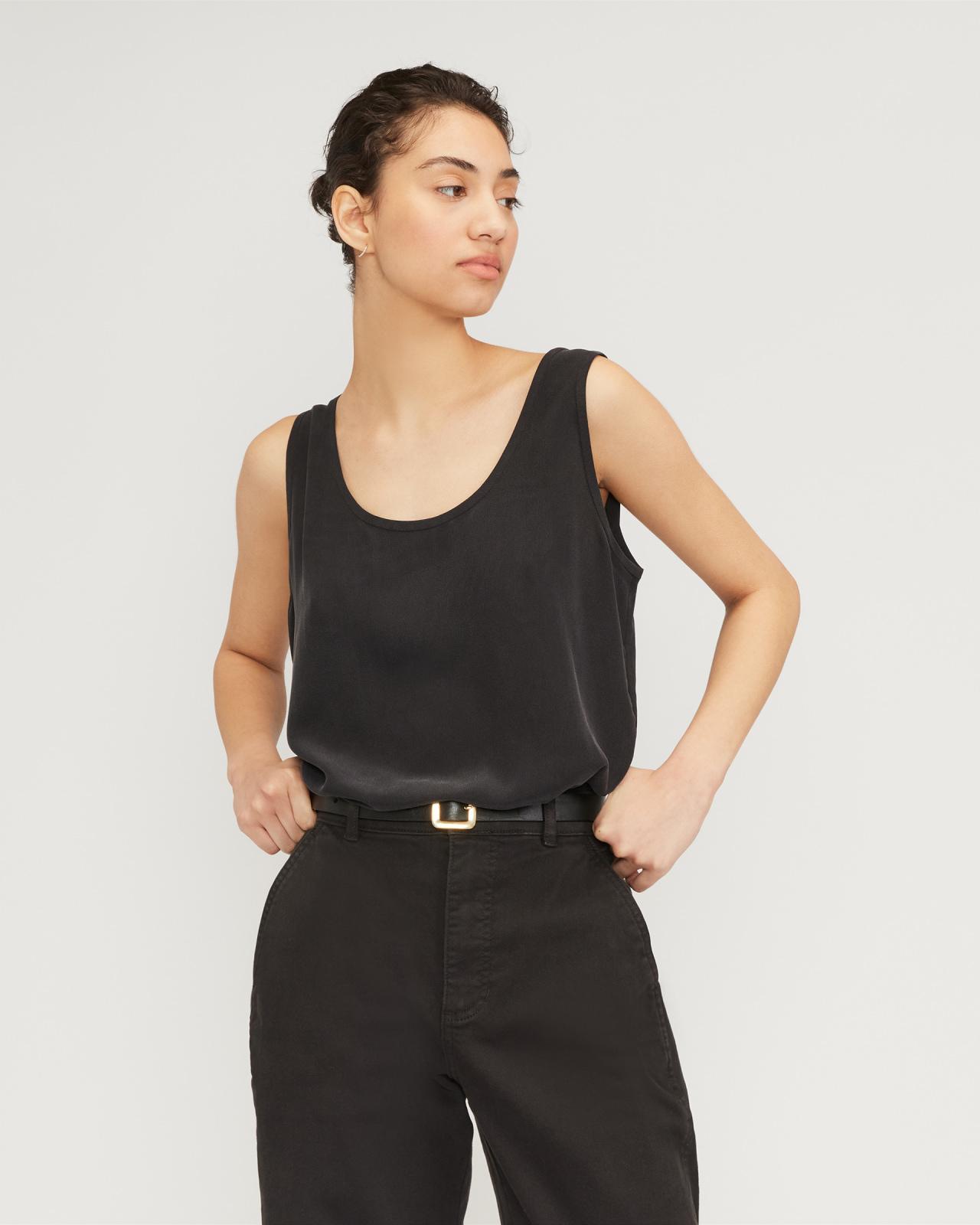 Womens Scoop Tank in Washable Silk by Everlane Product Image