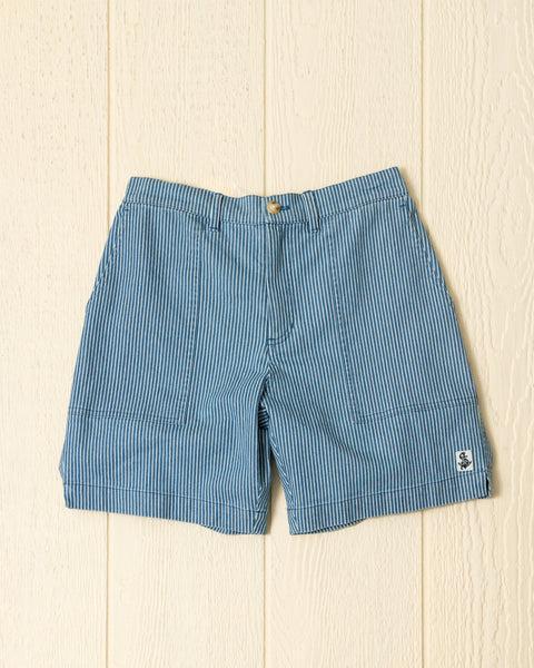 Ventura Short in Railroad Stripe Denim Product Image