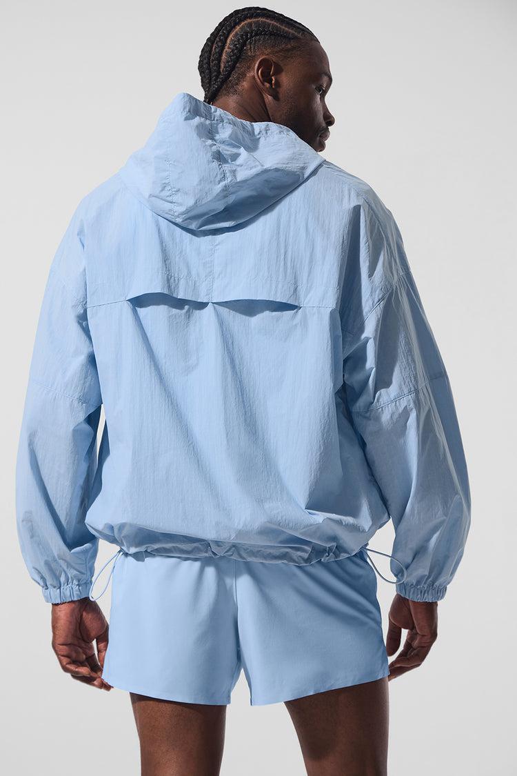 Vantage Nylon Ripstop Track Jacket - Seashell Blue Product Image