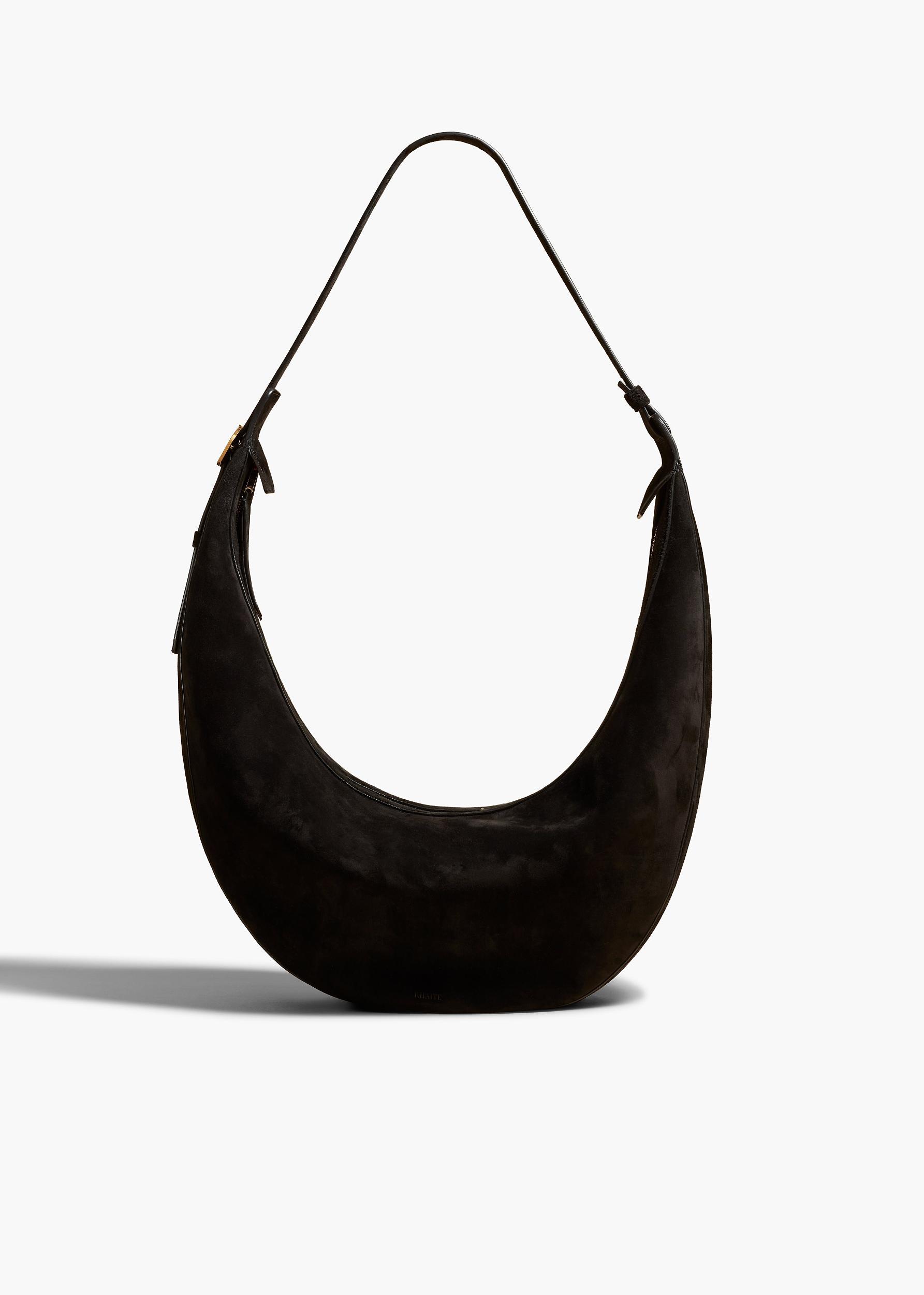 Augustina Hobo in Black Suede Product Image