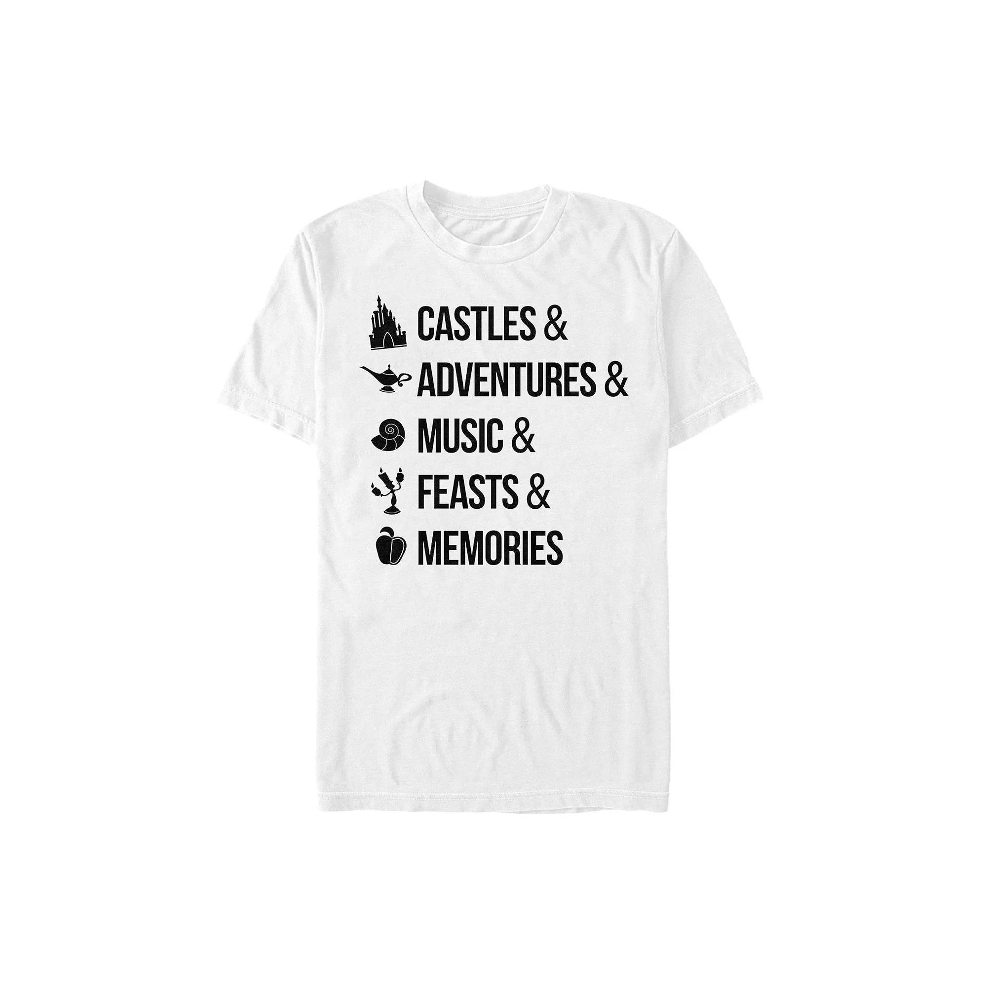 Disney's Just Disney Things Men's Tee, Size: Large, White Product Image