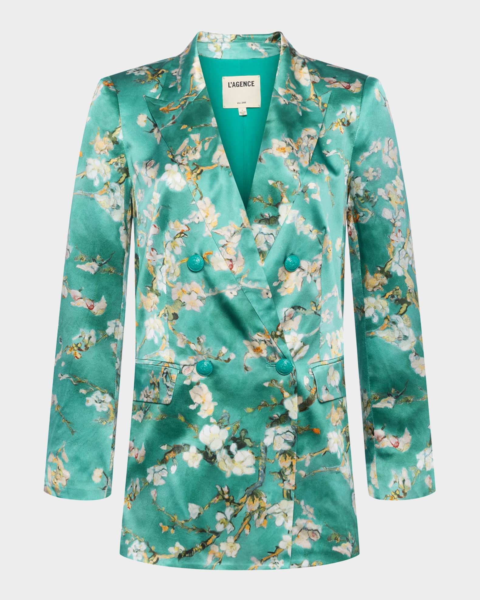 Cherry Blossom Taryn Double-Breasted Blazer Product Image