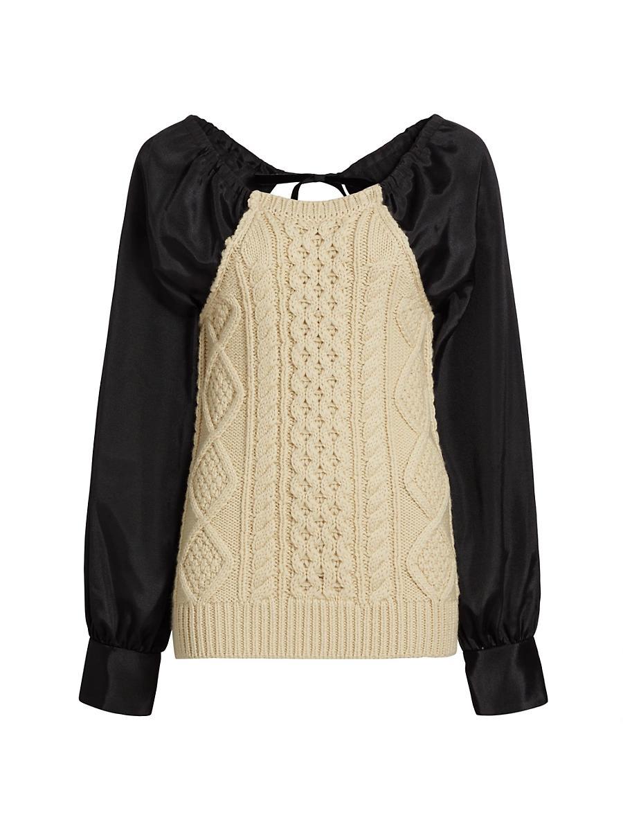 Womens Mekas Colorblock Knit Combo Top Product Image