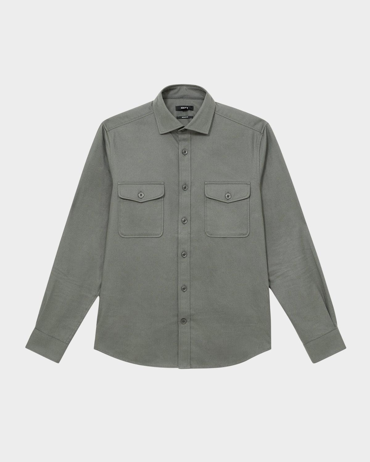Mens Whisper Textured Overshirt Product Image