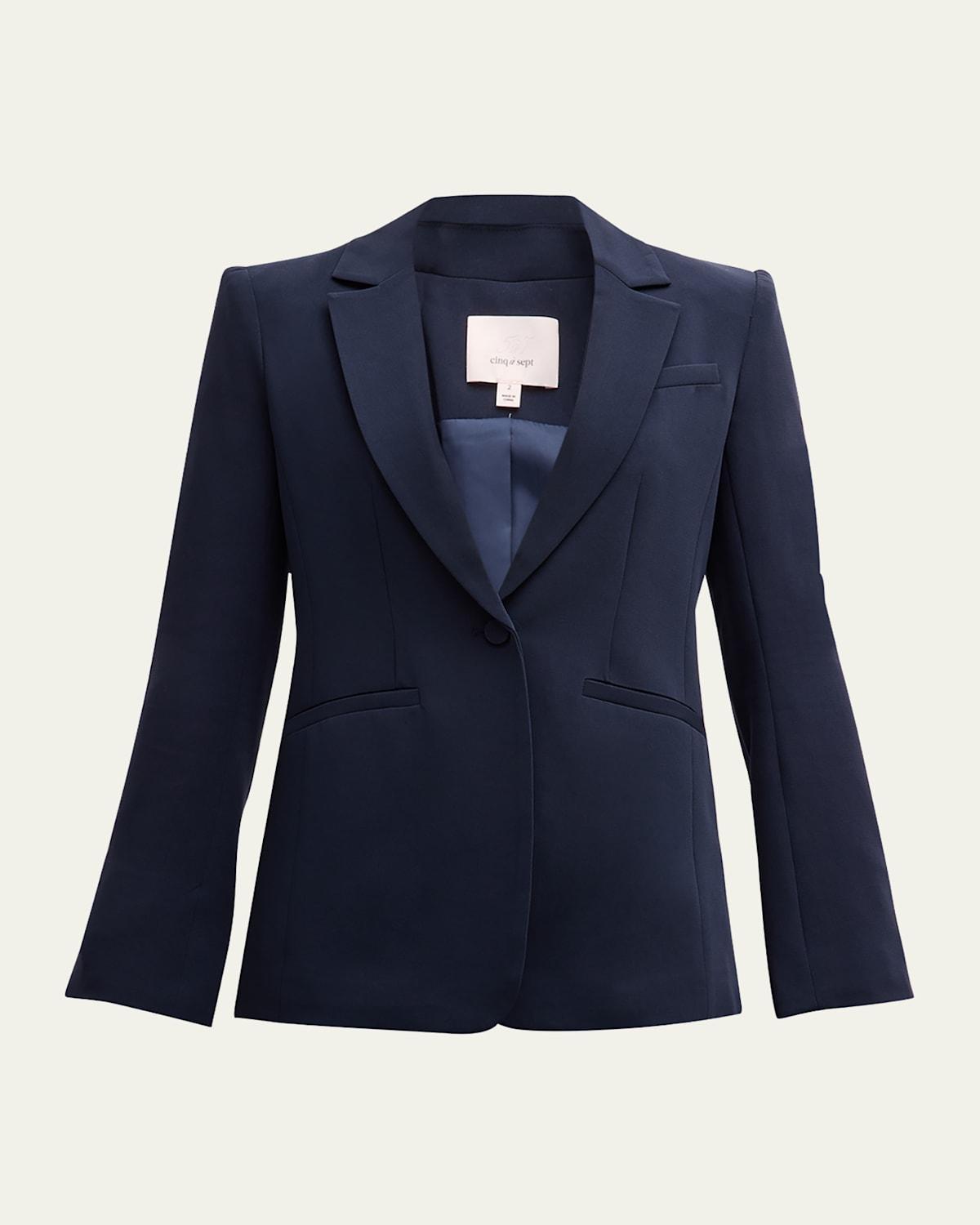 Karlie Tailored Crepe Blazer Product Image
