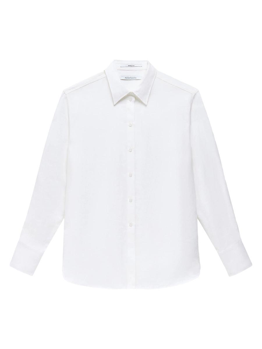 Linen Oversized Mens Shirt Product Image