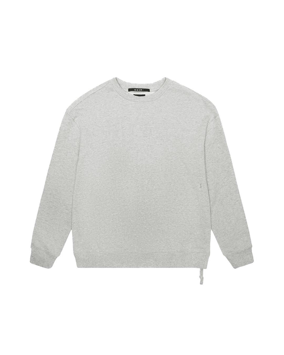 4 X 4 BIGGIE CREW GREY MARLE Male Product Image