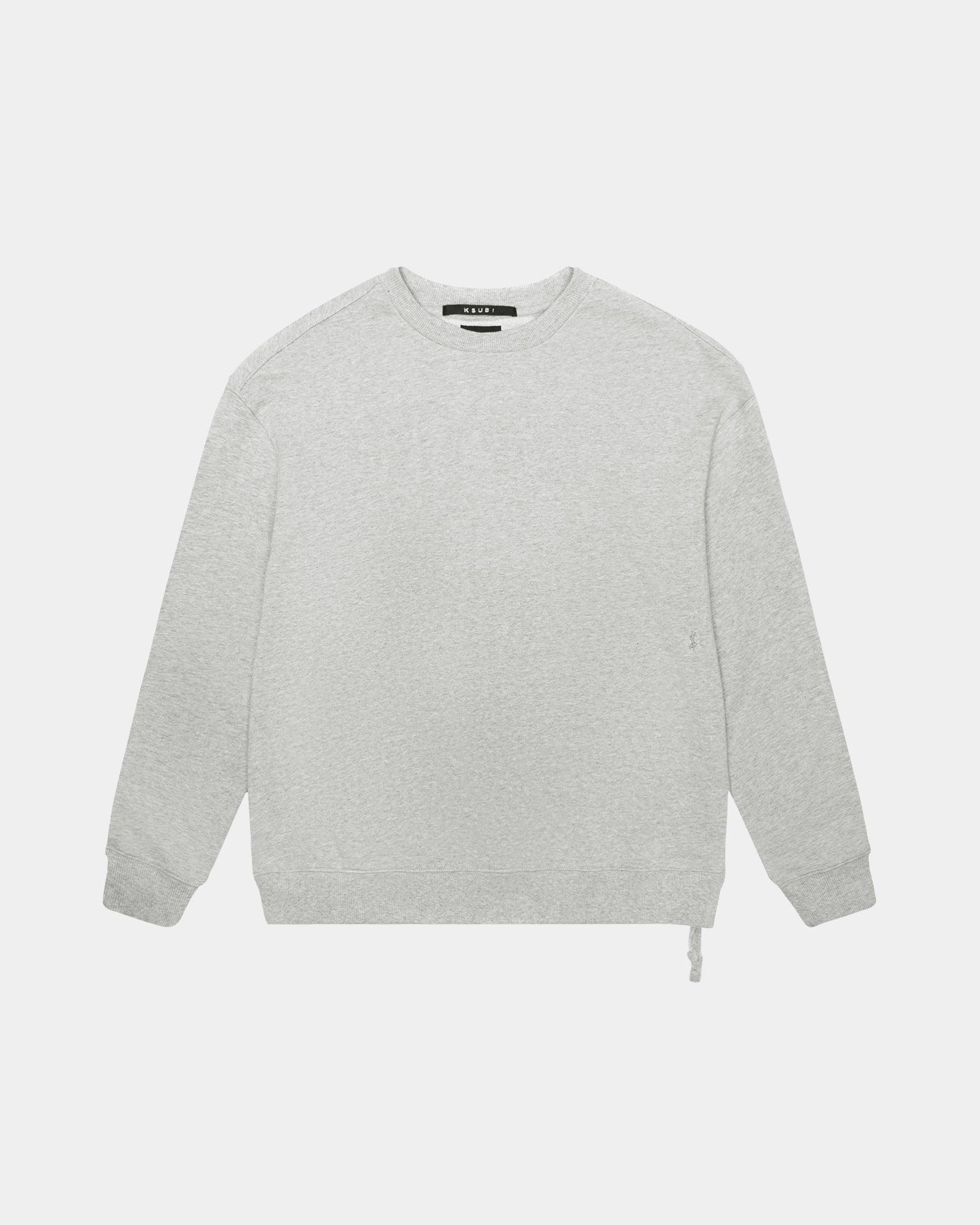4 X 4 BIGGIE CREW GREY MARLE Male Product Image