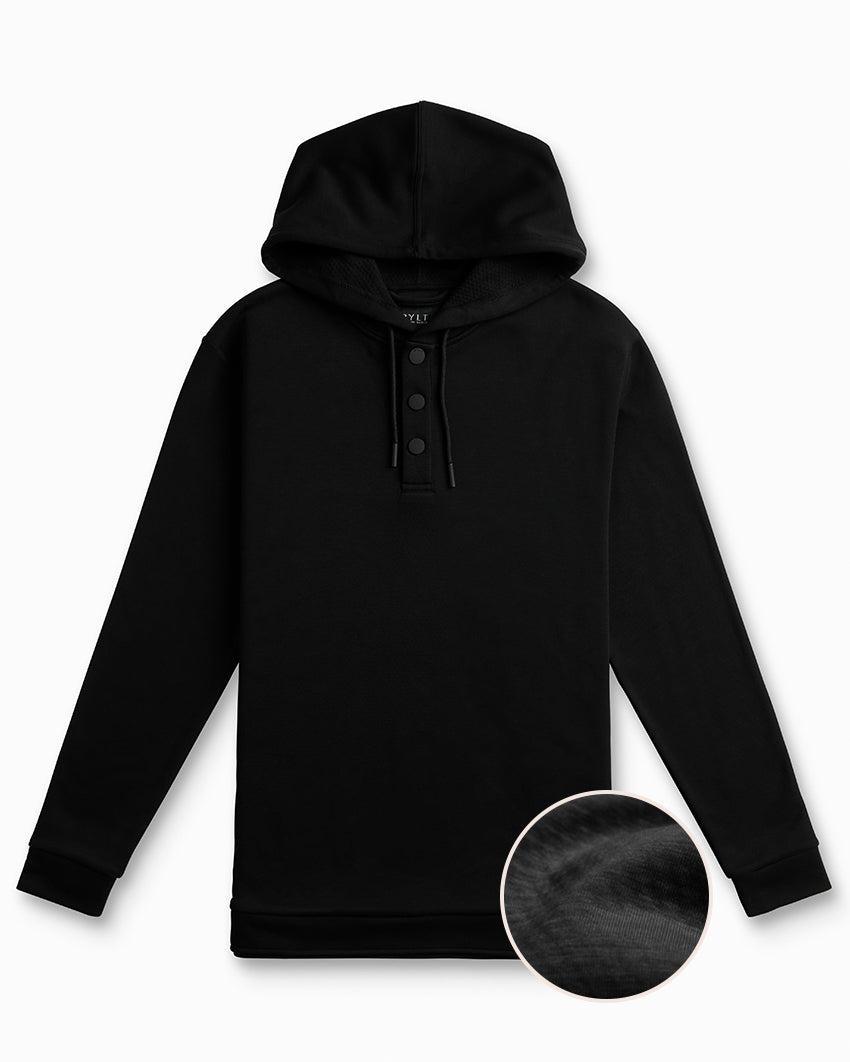 Adventure Fleece Hooded Henley Product Image