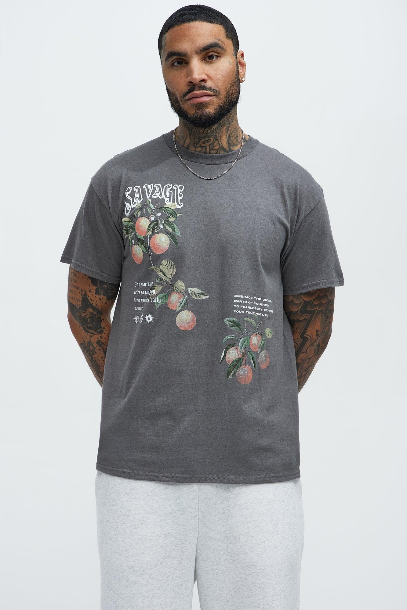 Savage True Nature Short Sleeve Tee - Charcoal Product Image
