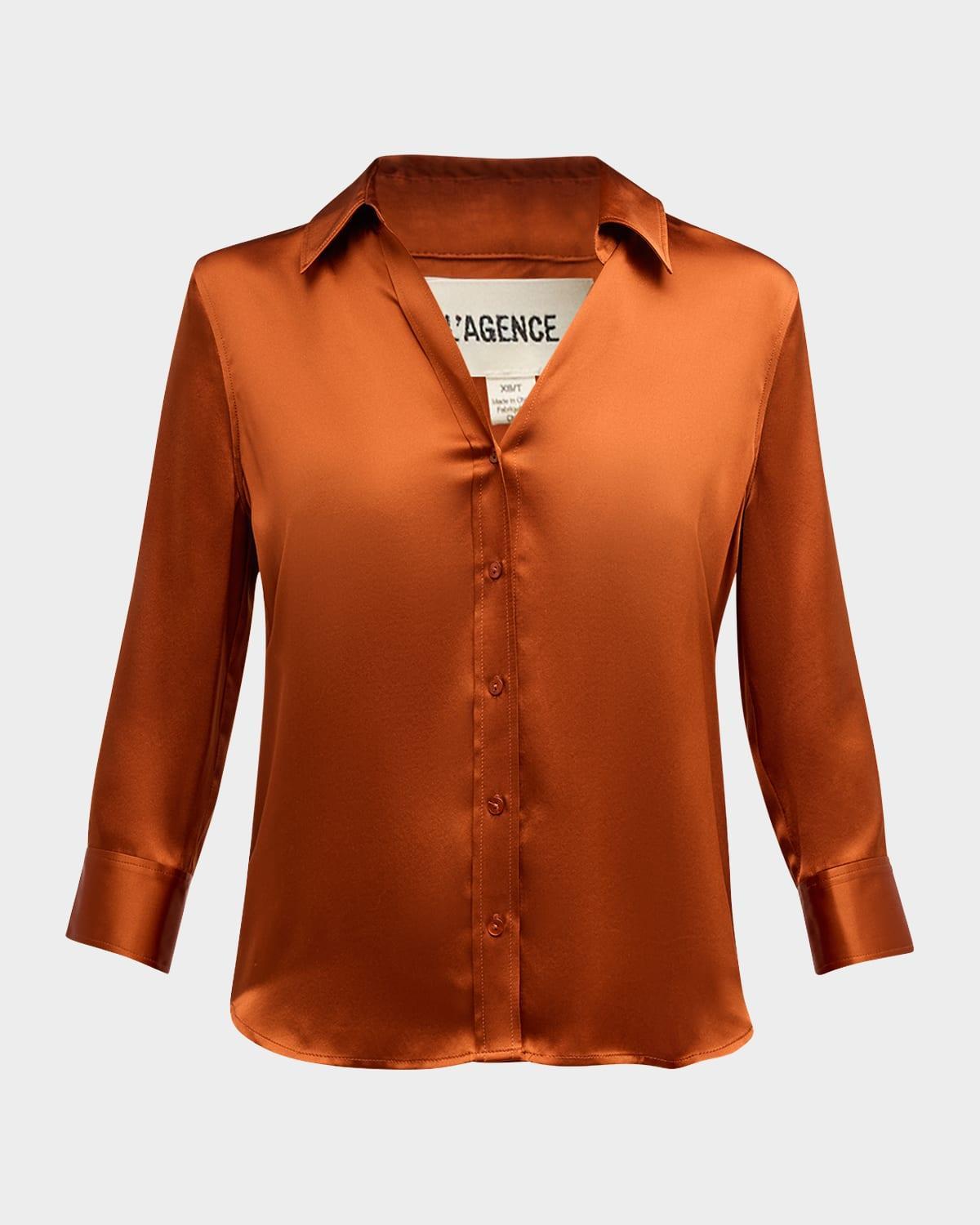 THE ROW Nigel Top In Electric Blue Product Image