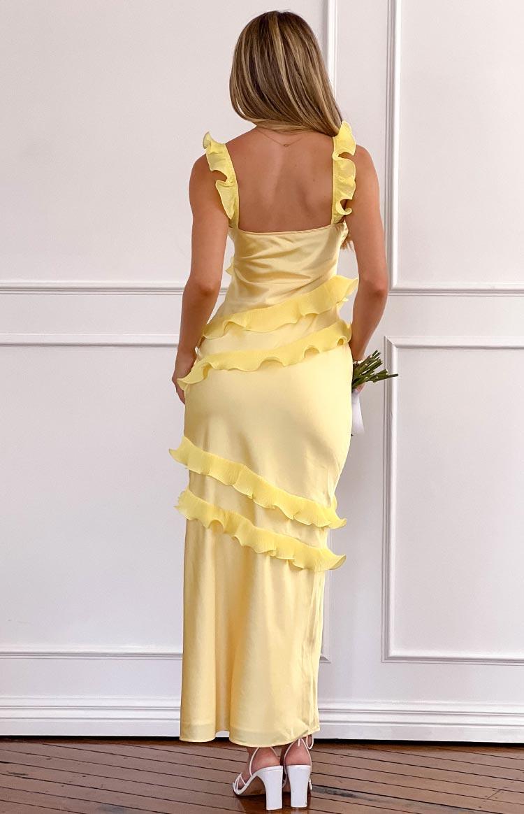 Evan Yellow Maxi Dress Product Image