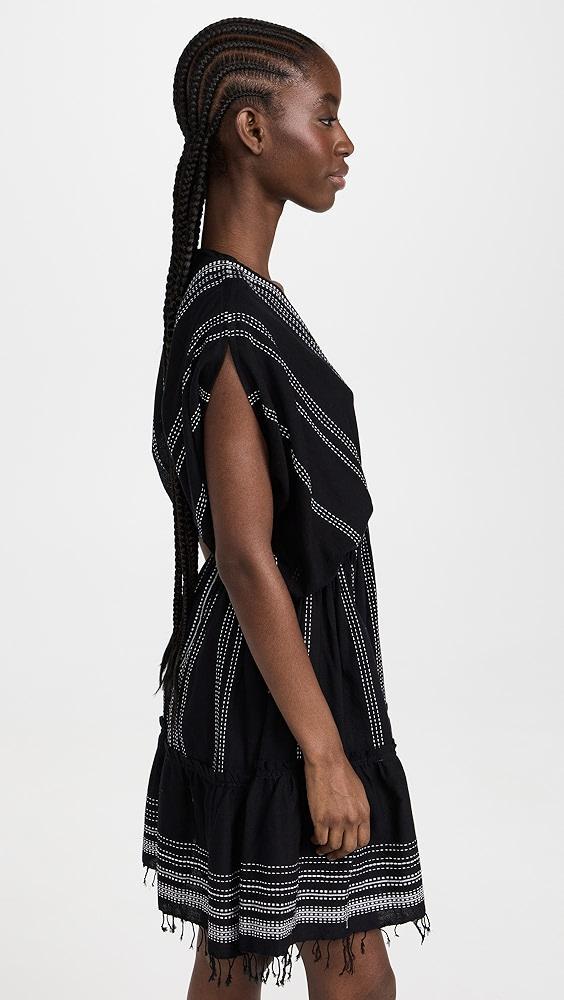 Lemlem Leliti Short Plunge Neck Dress | Shopbop Product Image