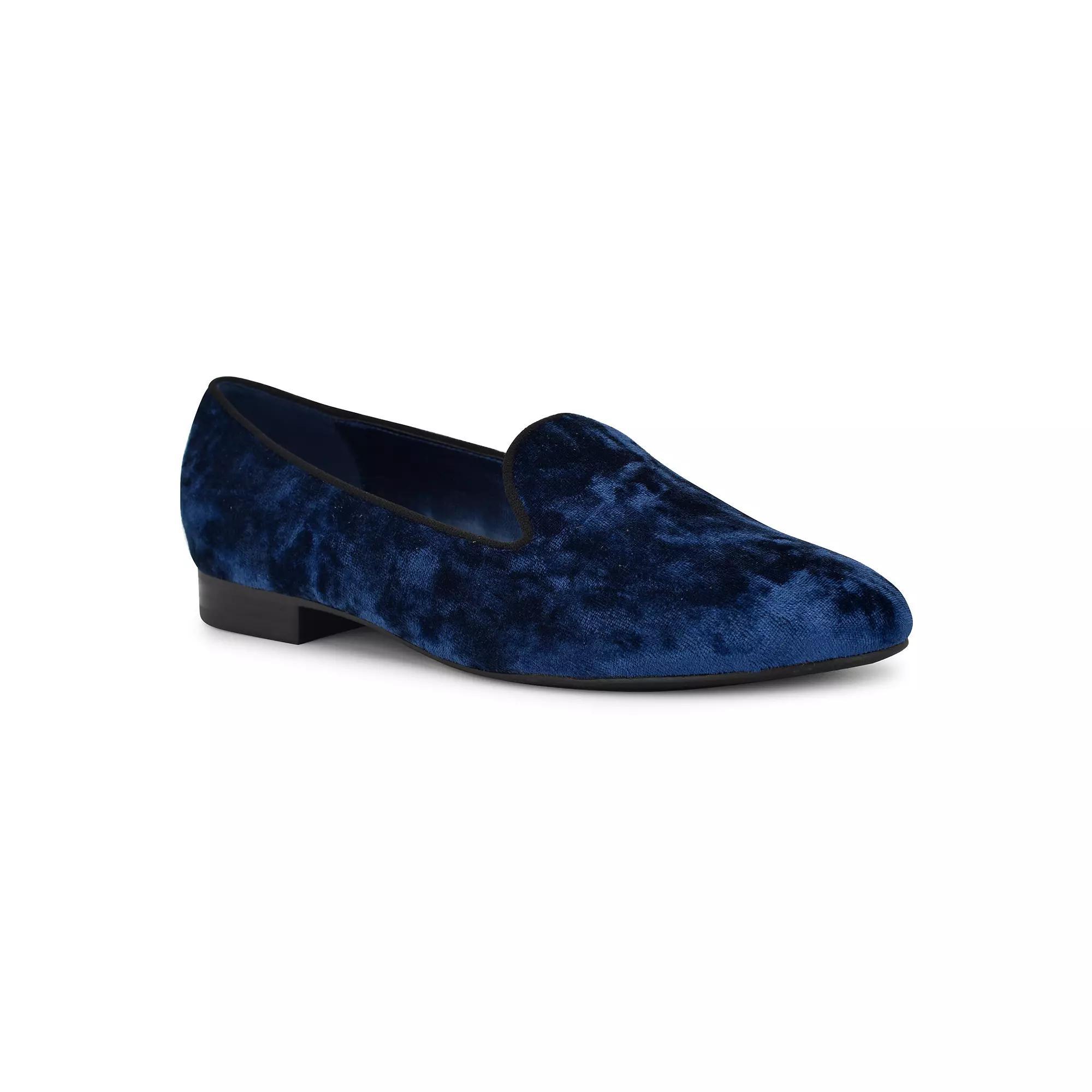 Nine West Renold Womens Round Toe Flat Slip-On Loafers Product Image