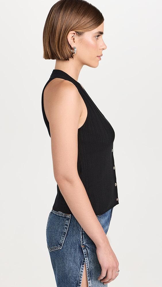 Vince Button Tank | Shopbop Product Image