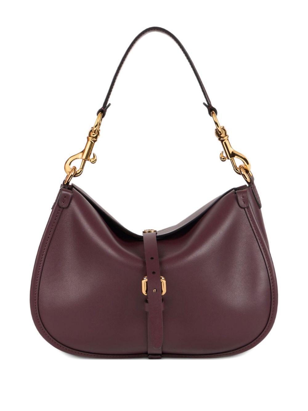medium leather Pony shoulder bag Product Image