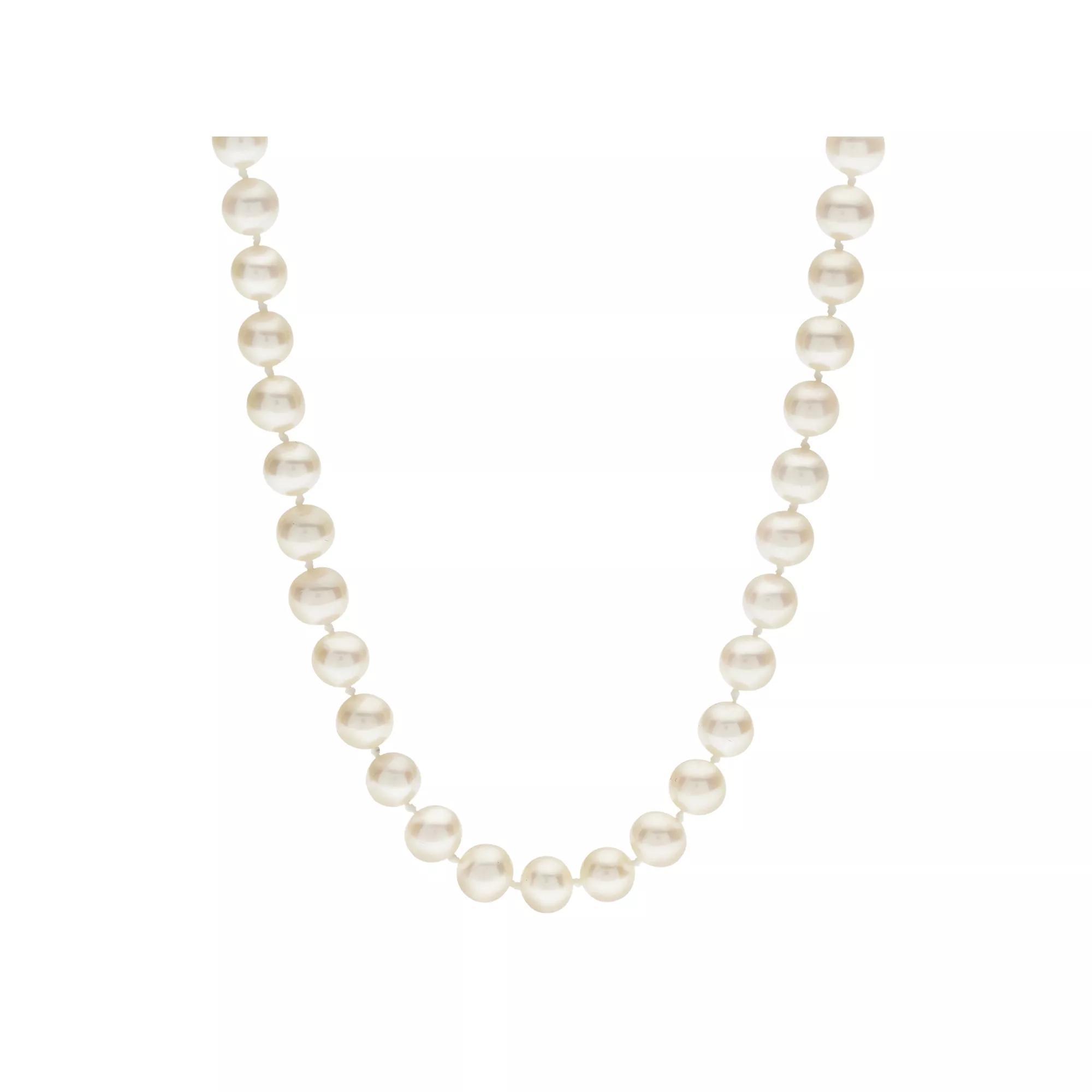PearLustre by Imperial 6-6.5 mm Freshwater Cultured Pearl Necklace - 18 in., Womens White Product Image