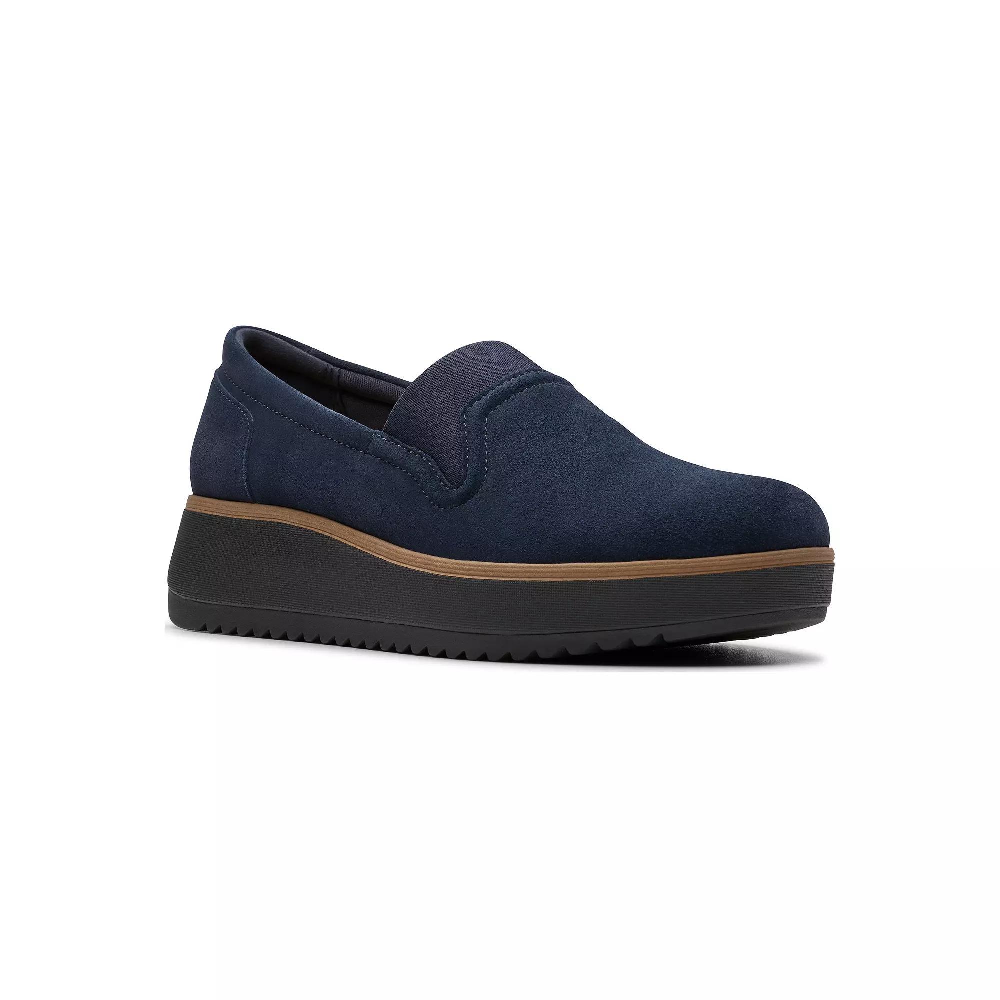 Clarks® Zylah Sky Women's Suede Shoes, Size: 5, Blue Product Image