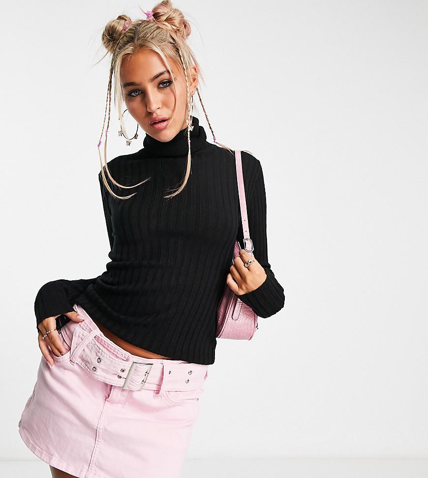 COLLUSION knitted roll neck sweater Product Image