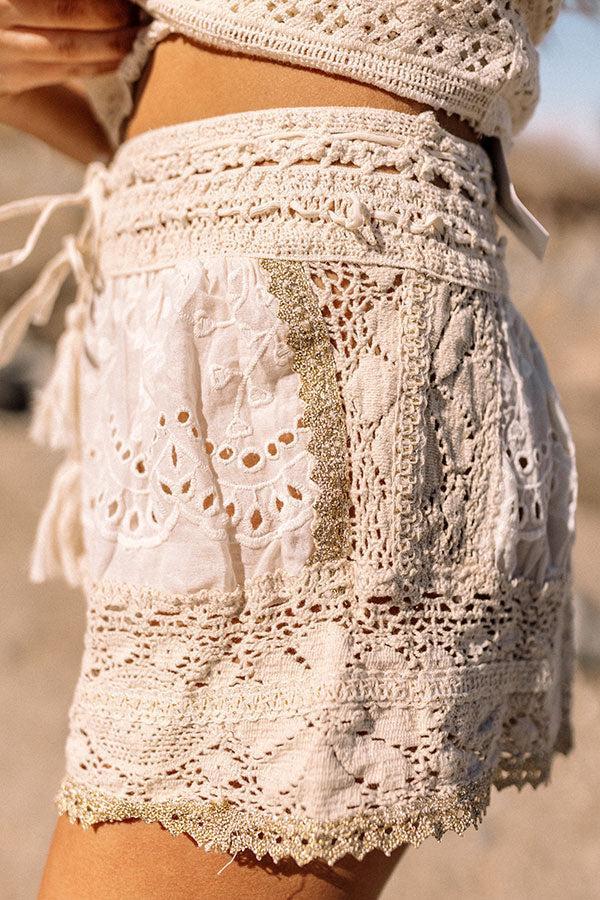 Cabana Love Eyelet Shorts Product Image
