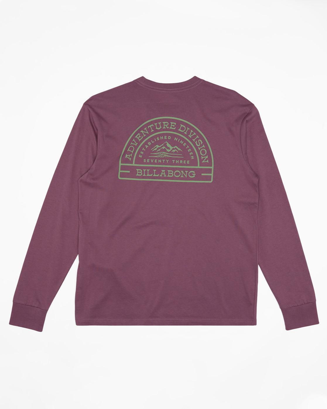 Sun Up Long Sleeve T-Shirt - Plum Male Product Image