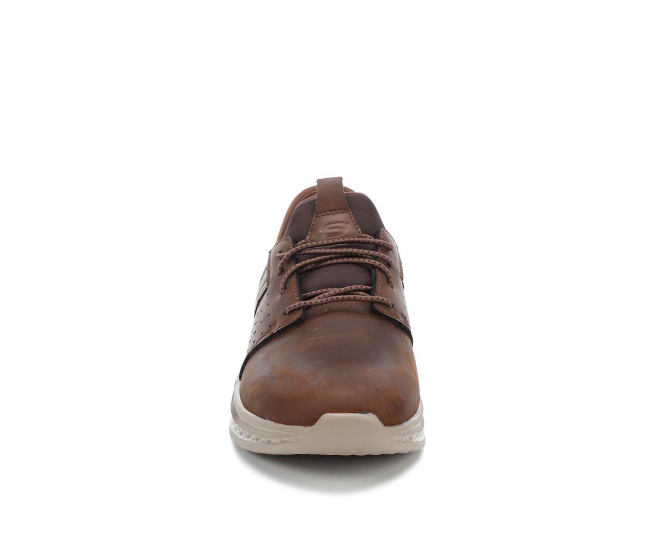 Men's Skechers 210828 Zachary Leather Slip-Ins Oxfords Product Image