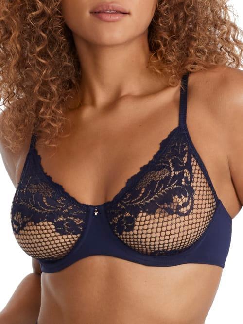 Le Mystere Lace Allure Unlined Scoop Neck Adjustable Bra Product Image