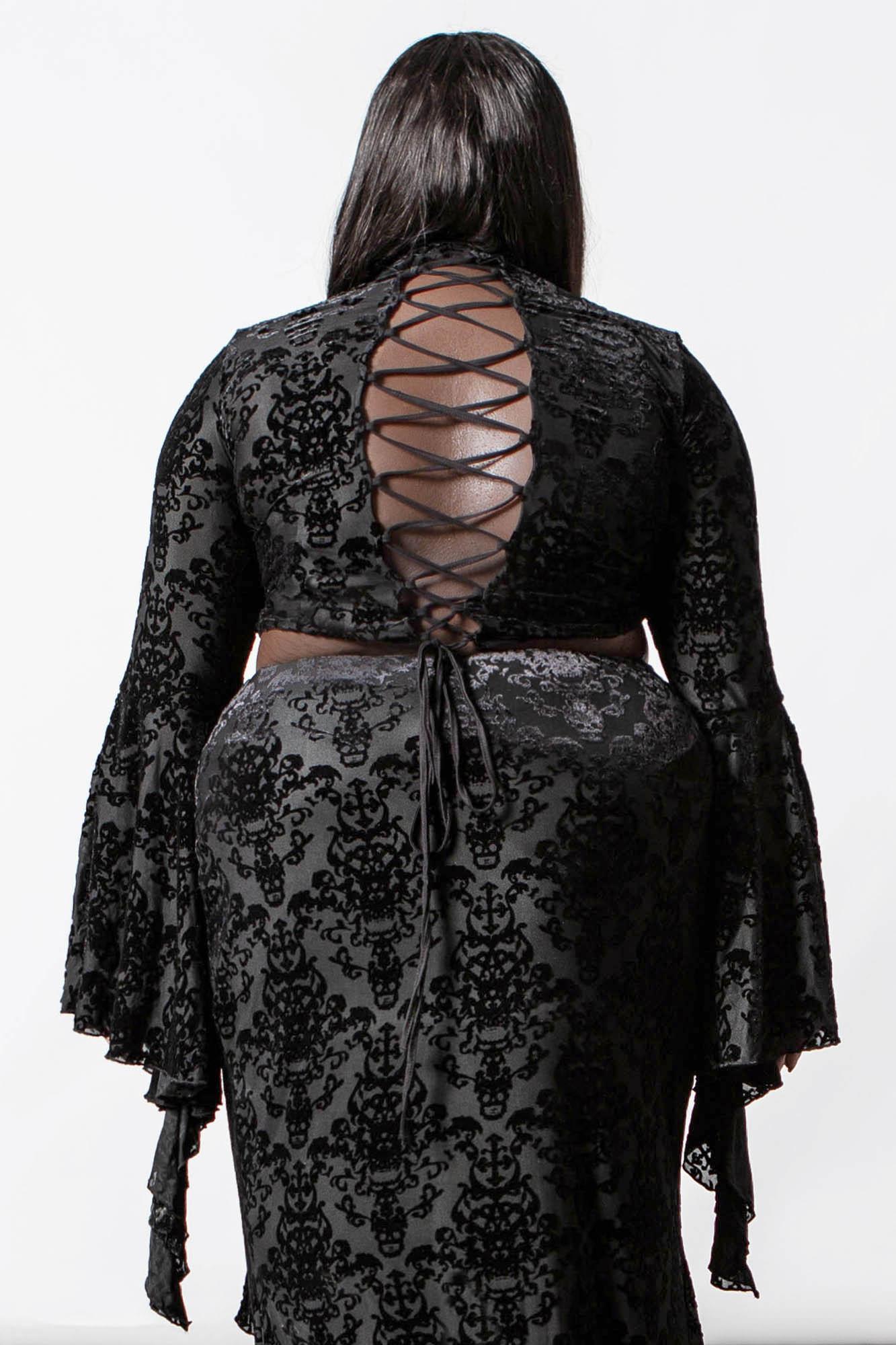 Incarnate Lace-Up Top Female Product Image