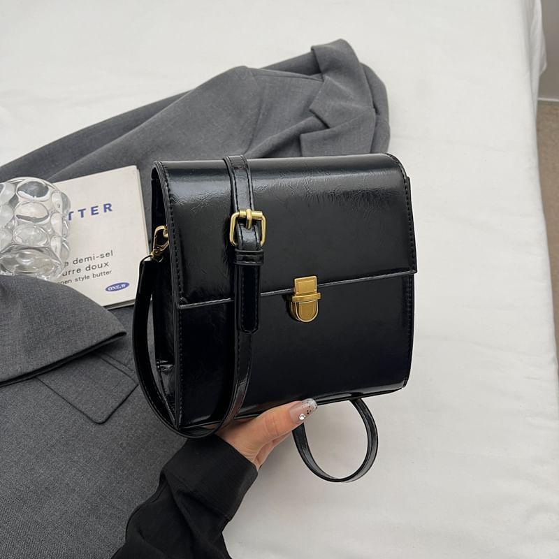 Faux Leather Crossbody Bag Product Image