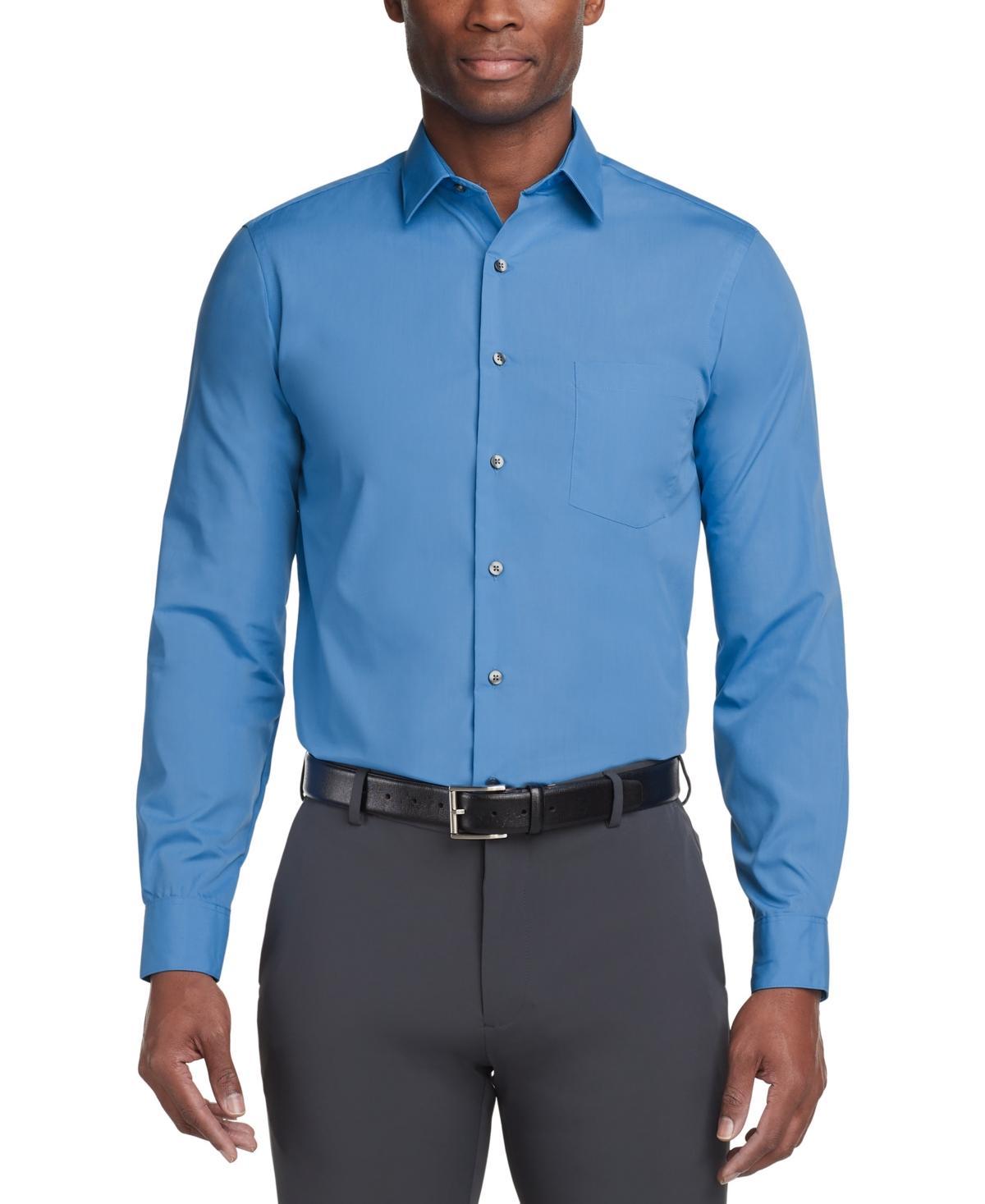 David Donahue Trim Fit Super Fine Twill Dress Shirt Product Image
