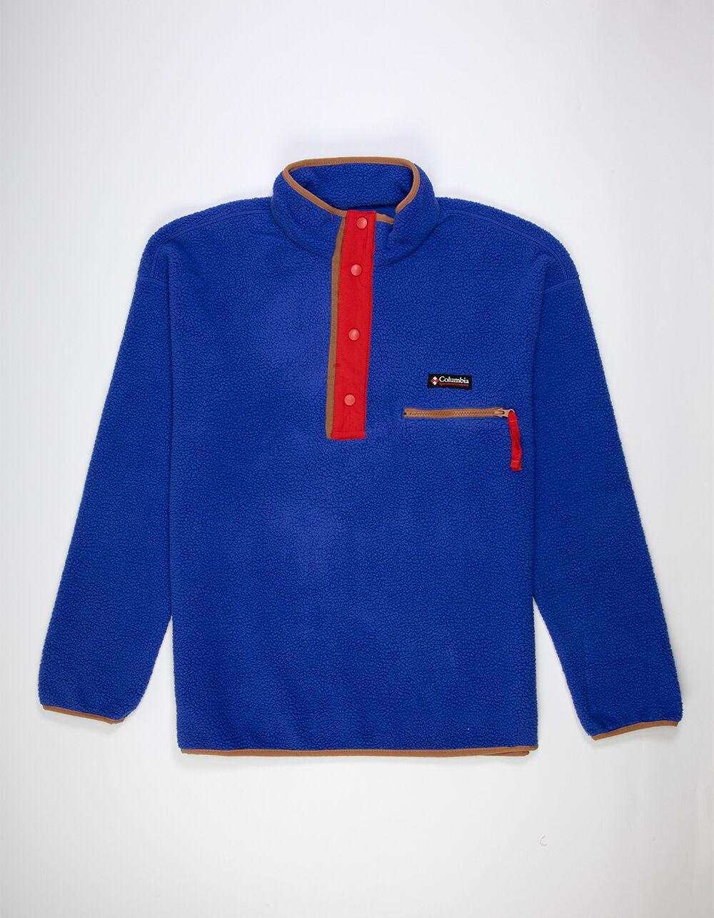 COLUMBIA Helvetia™ II Mens Half Snap Fleece Pullover - CREAM Product Image