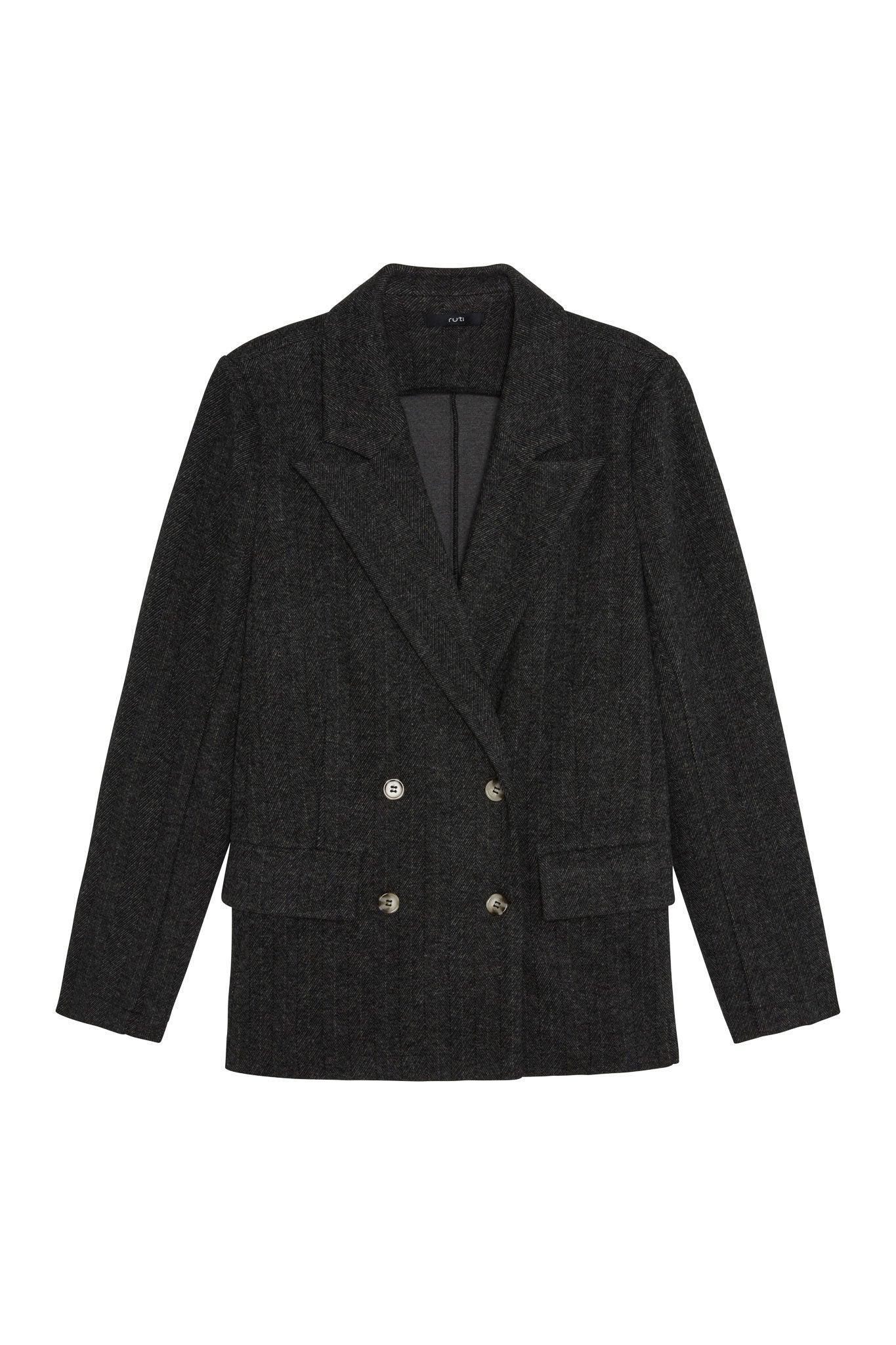 On the Clock Herringbone Blazer Product Image