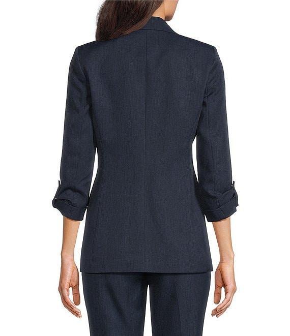 Calvin Klein Faux Denim 3/4 Sleeve Jacket Product Image