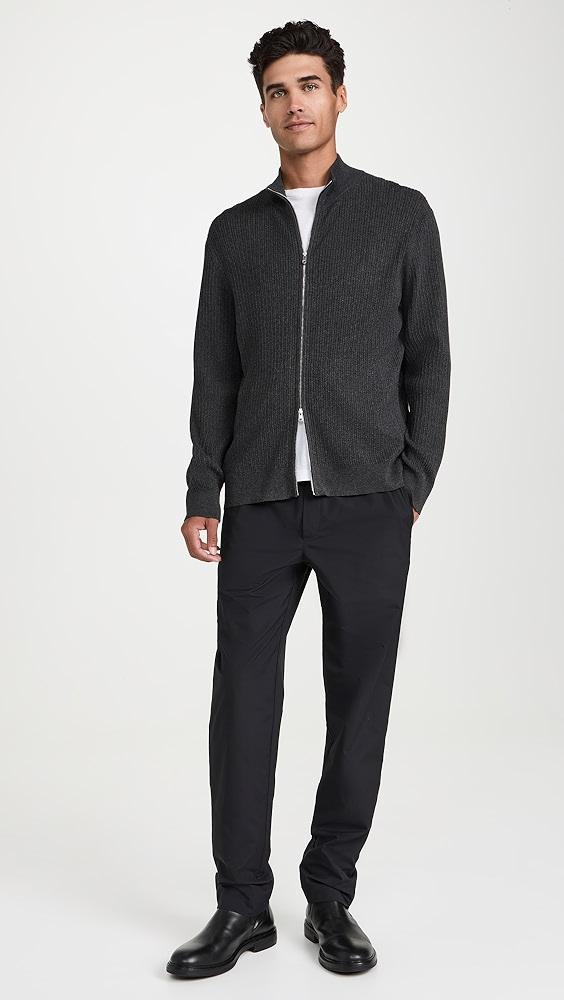 Theory Riland FZ Cable Sweater in Light Bilen | Shopbop Product Image