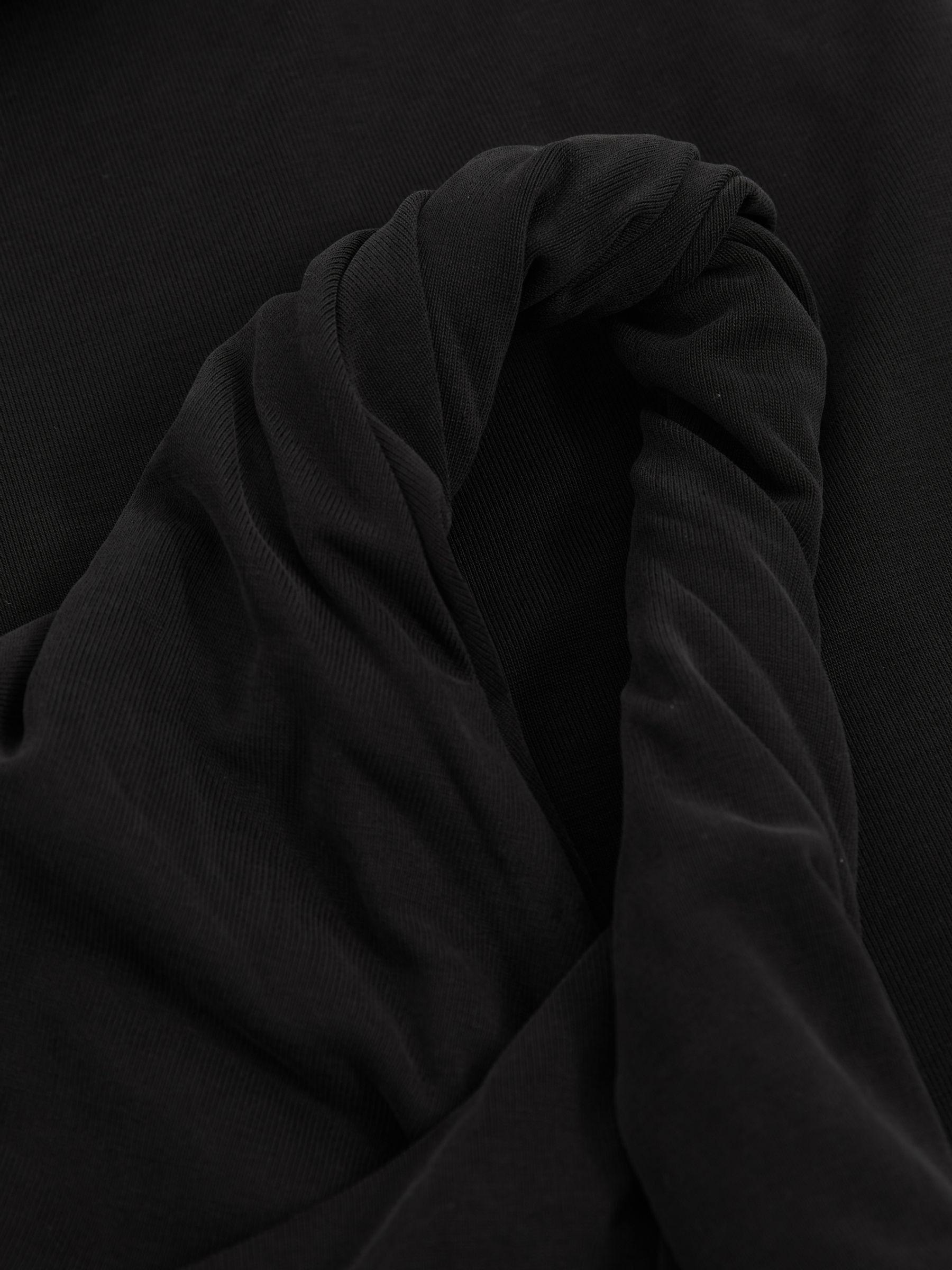 Good American Twisted Strap Jersey Maxi Dress in Black Product Image