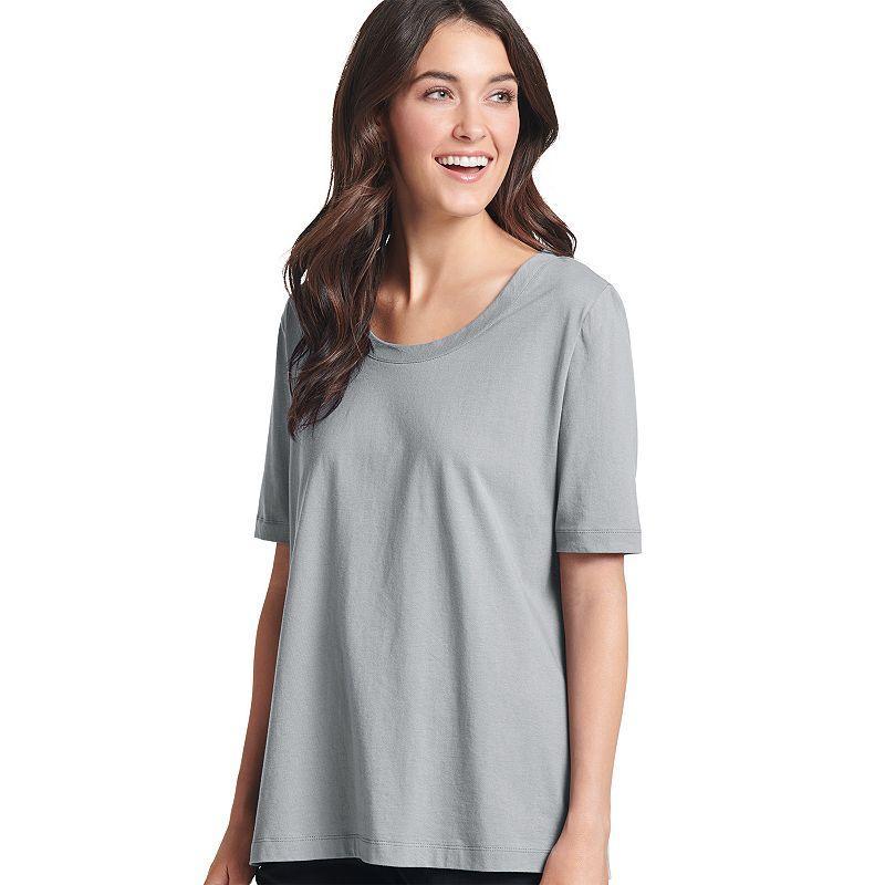 Women's Jockey® Everyday Essentials Pajama Tee, Size: Medium, Grey Gray Product Image