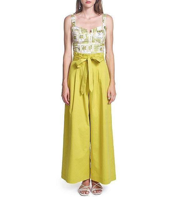 COREY LYNN CALTER Tony Paperbag Waist Wide Leg Pants Product Image