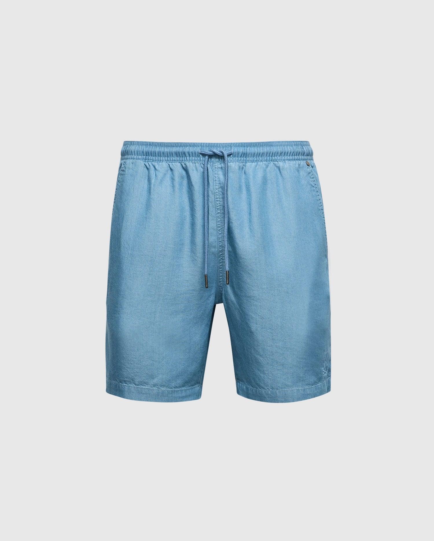 MENS KERVIN LIGHTWEIGHT DENIM WOVEN SHORT - B6R633F200 Product Image
