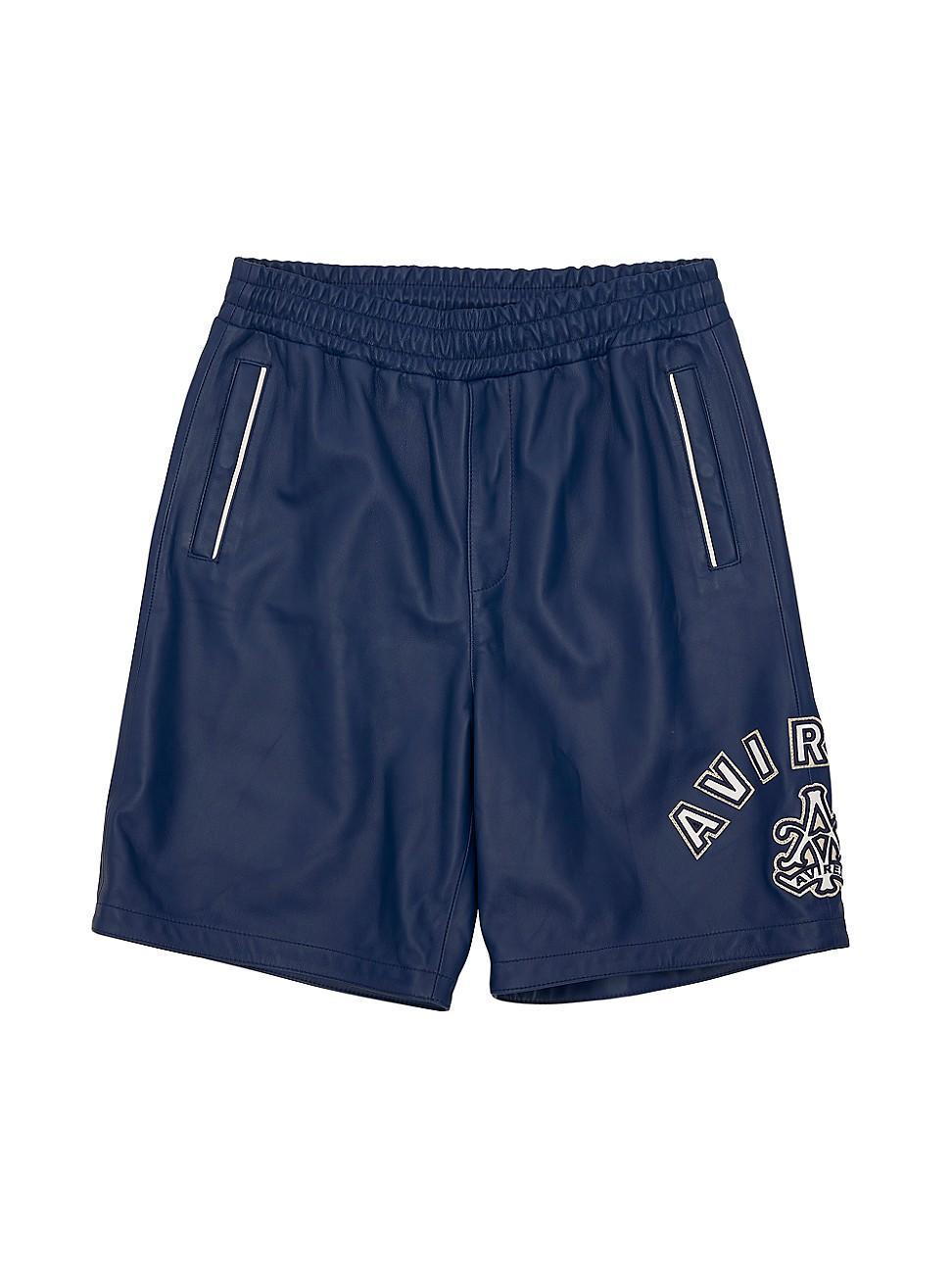 Mens Game Day Napa Leather Shorts Product Image