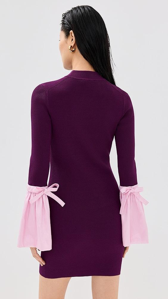 SIMKHAI Agathea Knit Combo Mini Dress | Shopbop Product Image