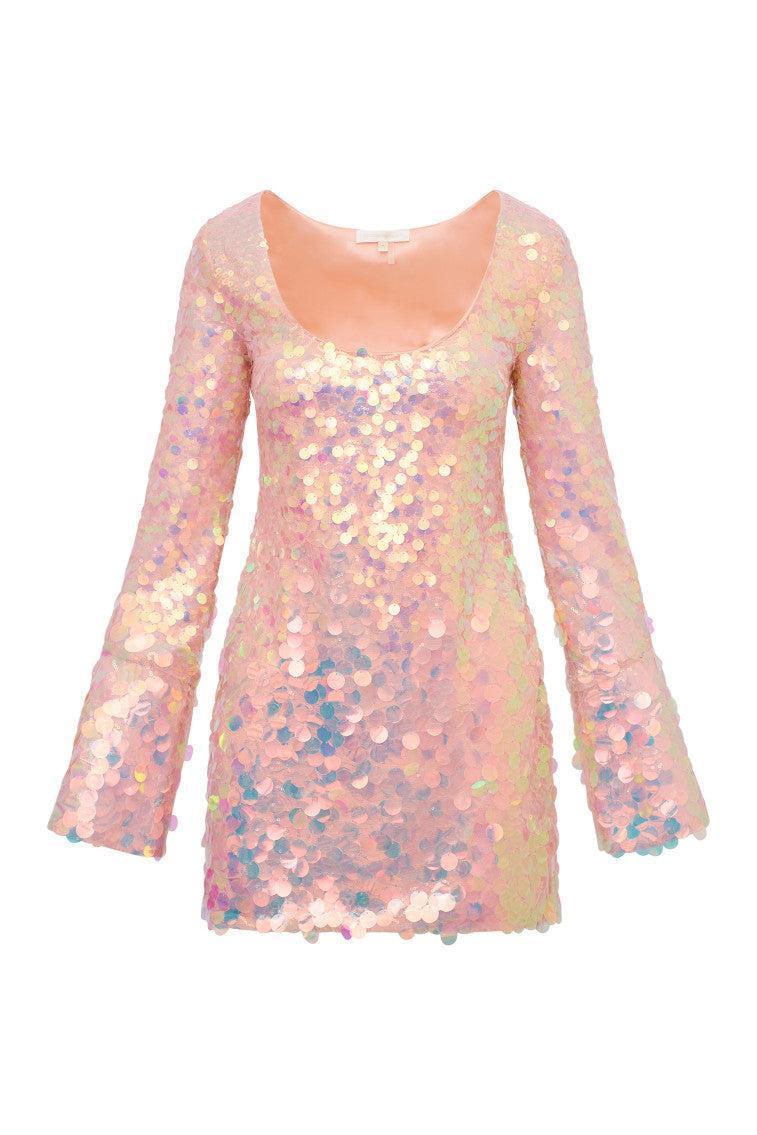 Risbo Iridescent Mini Party Dress Product Image
