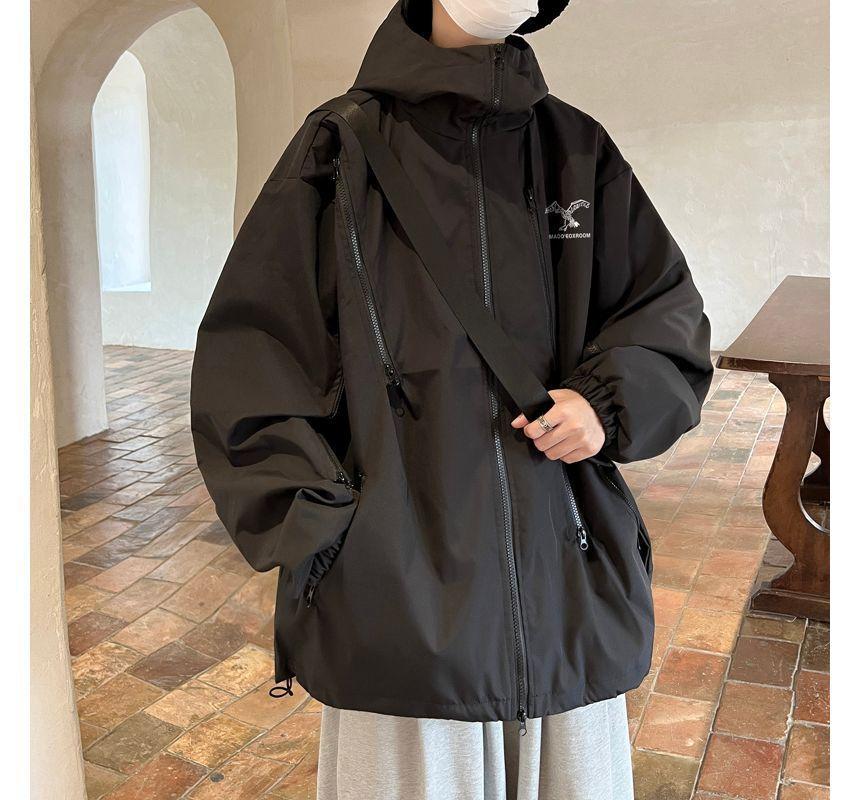 Printed Hooded Zip Jacket (Various Designs) Product Image